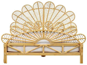 Cabecero de mimbre natural hecho a mano artesanal fabricante ecológico marco de cama sostenible decoración de Vietnam - Product Image 4