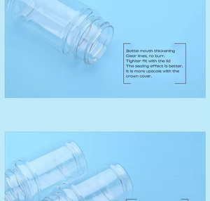 Bouteille de complément alimentaire en PET biodégradable, personnalisable avec logo couleur, pour médicaments et vitamines, 140 ml, vente en gros, Unalilia JN17, capsule, pilule - Product Image 5
