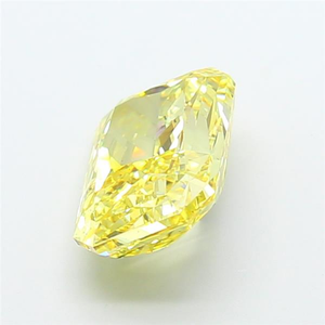 Diamant de laboratoire jaune vif de qualité supérieure, taille coussin, pierre précieuse non montée, certifiée radiant, pour joaillerie fine - Product Image 6