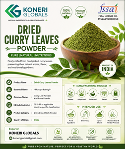 Polvo de Hoja de Curry Secado por Aspersión de Calidad de Exportación, Grado Alimenticio, 100% Puro e Ingredientes Herbales Naturales para Alimentos Saludables y Mezclas de Especias - Product Image 5