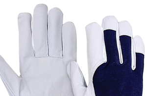 Premium Quality Cowhide Leather Custom Printed Logo Safety Working Gloves Anti-Heat Anti-Cut Powder-Free Outdoor Gloves - Product Image 3
