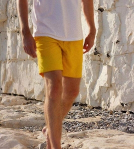 Short de bain pour hommes 2026 en gros, extensible dans quatre directions, avec imprimé rayé et logo personnalisé - Product Image 4