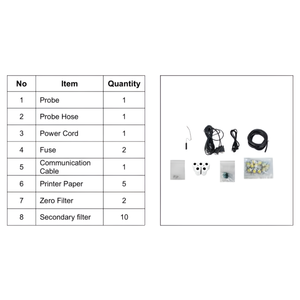 Analizador Portátil de Gases de Escape de 4 y 5 Gases CTA-2205, Probador de Emisiones de Vehículos de Gasolina, Equipo de Diagnóstico Automotriz - Product Image 3