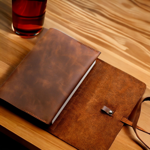 Funda para Cuaderno de Cuero Genuino, Portátil, Impresión Personalizada, Recargable, Papel de Tono Natural, Producto al por Mayor, OEM y FBA - Product Image 3