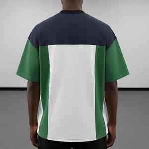 Heavyweight Cotton 180GSM Eco-Friendly High Quality OEM/ODM Quick Dry Custom Puff Printed Logo Loose Fit <b>Drop</b> T-Shirt Men - Product Image 6