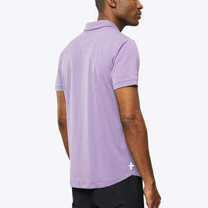 Camiseta de Golf Personalizada de Alta Calidad, Bordada, de Algodón Sólido, para Camisas, Talla Grande, Absorbente de Humedad, con Logotipo Impreso, Informal, de Punto - Product Image 3