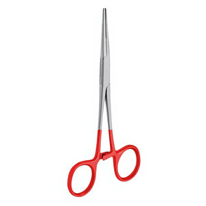 Pinzas Hemostáticas Kelly de 5.5 Pulgadas, Rectas, Rojas, Instrumentos Quirúrgicos de Acero Inoxidable de Grado Alemán, Pinza Hemostática con Bloqueo - Product Image 6