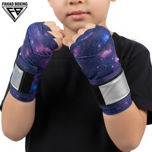 Best Supplier Highest Quality <b>Kids</b> Hand Straps Custom Design Eco-Friendly Durable Cotton Boxing Fighting Training Accessories - Product Image 3