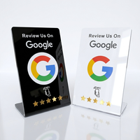 NFC RFID Waterproof Mini Tag EM4305 Payment Review Stand Custom Card QR Code Business Rating Feedback for Restaurant Salon Hotel