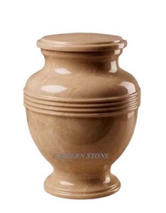 Handmade Polished Onyx Marble Eco-Friendly Cremation Urn for Human Ashes-Wholesale Funeral Supplies - Product Image 3
