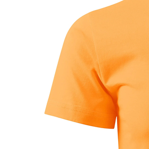 T-shirt pour homme, t-shirt uni, t-shirt en coton et polyester, t-shirt personnalisé avec logo, t-shirt décontracté, streetwear, fabricant en gros, t-shirt d'été - Product Image 4