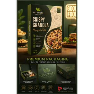 Boîte d'emballage personnalisée pour granola croustillant de qualité supérieure - Product Image 1