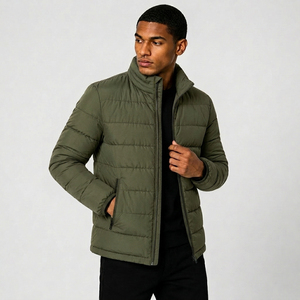 Mens Fashion Winter Puffer Jacket <b>Warm</b> Lightweight Casual Street Style Outdoor Puffer Jacket For Men High Quality - Product Image 3