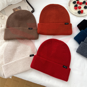 หมวกบีนนี่แบบยูนิเซ็กส์ สีพื้น ผ้าโพลีเอสเตอร์ ระบายอากาศ กันน้ำ ขนาด 56-58 ซม. หมวกไหมพรมลำลองสำหรับผู้ใหญ่ ใส่ได้ทั้งในและนอกบ้าน - Product Image 5