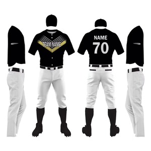Camiseta de Béisbol de Poliéster 100% con Diseño Personalizado, Transpirable, de Secado Rápido, Uniformes de Equipo Sublimados, Ropa Deportiva Personalizada para Hombre - Product Image 3