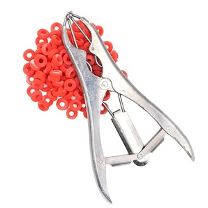 Pince de castration pour animaux de ferme (porcs, moutons) avec anneau en caoutchouc, équipement vétérinaire - Product Image 2