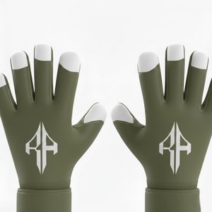 Gants de gardien de but unisexes de haute qualité, matière PU, lacets respirants, couleur personnalisée, logo, protection des doigts et du pouce, RIVIAN - Product Image 6