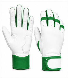 High Quality Custom Baseball Batting Gloves Premium <b>Leather</b> Long <b>Cuff</b> Padded <b>Wrist</b> Support Comfortable Grip Adult Youth Team - Product Image 6