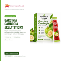 Complément Alimentaire Personnalisé en Bâtonnets de Gelée de Garcinia Cambogia, Formule à Base de Plantes, Marque Privée, Usage Adulte, Déconseillé aux Femmes Enceintes