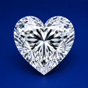 Diamant de laboratoire de 2,50 carats, taille brillant en forme de cœur, clarté VVS2, excellente taille - Product Image 1