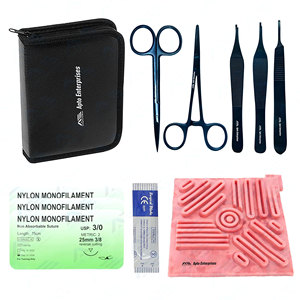 Suture <b>Tool</b> Kit Hot Sale Human Medical Skin Suture Kit <b>Silicone</b> Stitching Training Pad For Suture Practice Medical Students - Product Image 1