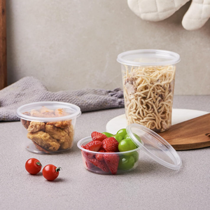 Contenedores de comida desechables de 8 oz, recipientes de comida para llevar de 16 oz, recipientes transparentes para ensaladas, recipientes para comida para llevar de restaurante. - Product Image 1