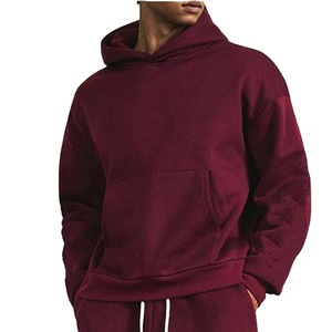 Sweat-shirt couleur et logo personnalisés pour hommes haut de gamme avec capuche et pantalon évasé décontracté 100% coton ensemble deux pièces pour unisexe - Product Image 3