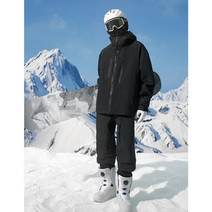 Traje de Esquí Personalizado para Adultos Unisex, Negro, Impermeable, Transpirable, con Cierre, 100% Poliéster, para Invierno y Senderismo - Product Image 5