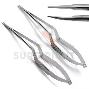 กรรไกรขนาดเล็ก Yasargil รุ่น Precision 2 ชิ้น ขนาด 7.5 นิ้ว ใบมีดคมตรงโค้งขึ้นไป ทำจากสแตนเลสสตีล ยี่ห้อ MOL โดย Blush Surgical - Product Image 2