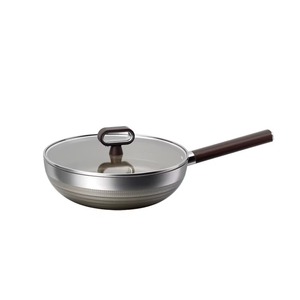 Traditional stainless steel casserole dish with glass lid high-performance casserole with excellent <b>temperature</b> control - Product Image 3