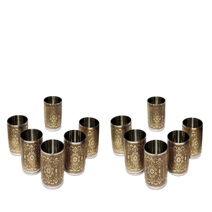 Luxury Handmade Stainless Steel <b>Metal</b> Round Shape Shinny Polished Drinking Glass Hot Selling Highest - Product Image 3