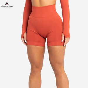 Shorts de sport taille haute pour femme, sans couture, effet push-up, pour la course et le yoga - Product Image 1