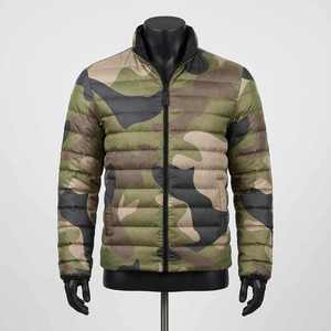 Women's <b>Quilted</b> Jacket Camouflage Stand Collar Full Sleeve Zipper Closure Autumn Regular Length Polyester <b>Wadding</b> - Product Image 1