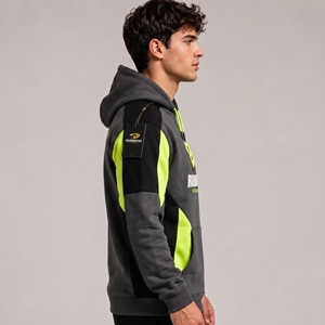 Sudadera con Capucha para Hombre, Cálida y Cómoda, con Estampado, Tejido Suave, Estilo Urbano Clásico, Bolsillo Frontal, Calidad Duradera - Product Image 3