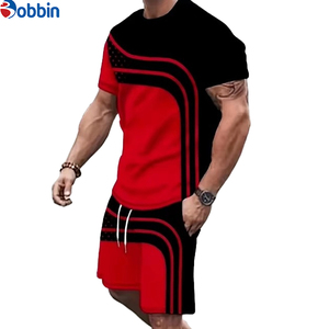 ชุดลำลองใส่สบายสำหรับทุกเพศ เหมาะสำหรับสตรีทแวร์ ชุดเซ็ตขาสั้น คอลเลคชั่นใหม่รับซัมเมอร์ รับผลิตตามสั่ง ไซส์พลัสสำหรับผู้ชาย - Product Image 2