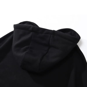Sweat-shirt unisexe à capuche avec motif en strass, en molleton, surdimensionné, décontracté, streetwear - Product Image 3