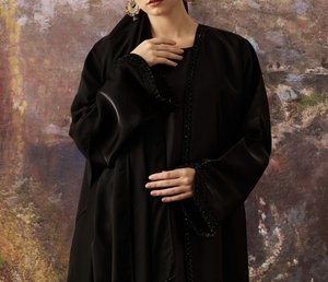 Best Dubai style abaya Traditional Islamic Women's Saudi Arabian Abaya Spring Polyester Breathable Ankle Length Muslim - Product Image 1