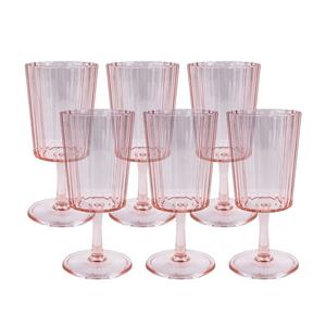 Vasos de plástico acrílico con línea de rayas - Product Image 4