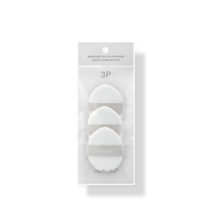 Para Medicube Pro Glutathione Velvet Puff 3EA, Esponja de Maquillaje Súper Suave de Alta Calidad Hecha en Corea - Product Image 1