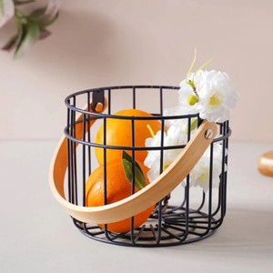 Premium Stainless Steel Metal Fruit <b>Basket</b> Modern Wire Fruit Bowl for Kitchen Countertop Dining Table Storage Organizer Home - Product Image 3