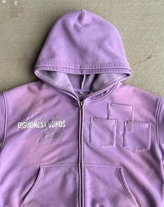 OEM Customizable <b>100</b>% High Quality Men's Classic Pullover Hoodie 280-300 Gsm Fleece (Cotton-<b>Polyester</b> Blend) Digital Lined - Product Image 2