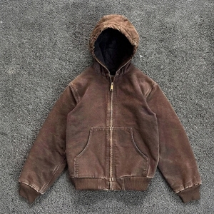 Premium 500GSM Acid Wash Vintage Zip Hoodie – Custom High-Definition Logo Print, Sun-Faded Oversized Streetwear Cotton Jacket - Product Image 1