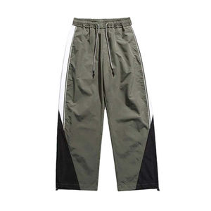 Winter men Loose Buttons Windbreaker Baggy Men's Pants Washed <b>Waterproof</b> Men Nylon Pants Customized All Color OEM Service - Product Image 6