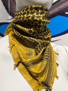Keffieh arabe en coton respirant, bandana shemagh 22x22 pouces, unisexe, écharpe tactique shemagh - Product Image 6