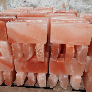 Pure himalayan Pink Salt Bricks for Interior Feature Wall Cladding <b>Crystal</b> Blocks for Spa Wellness Therapy Design Decoration - Product Image 2