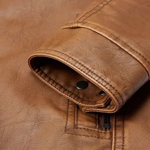Hot Selling Men Women's Clothing Leather <b>Jacket</b> New Fashion Men Leather <b>Jacket</b> Windproof Leather <b>Jacket</b> - Product Image 6