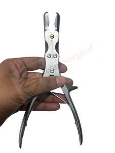 Instrumento Ortopédico de la mejor calidad, 23 cm, Stille-Luer Bone Rongeur, doble acción, recto, alemán, acero inoxidable, potencia Manual - Product Image 3