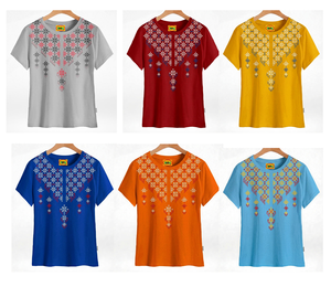 Camisetas Casuales de Algodón 100% Ecológicas para Mujer, Lote de Liquidación de Ropa de Marca, Excedente de Bangladesh, Anti-Pilling, de Secado Rápido - Product Image 1