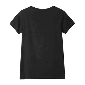 T-shirts pour hommes grande taille en mélange polyester-coton de haute qualité, confortables, avec strass, coupe classique, respirants, couleur personnalisable - Product Image 2