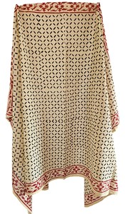 Paréo Sarong Indien en Coton 100% Écologique Imprimé Dabu à Motifs Floraux, Taille Unique Unisexe 44 x 72 Pouces, Vente en Gros - Product Image 4